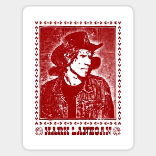 Mark Lanegan // Vintage Style Fan Art Magnet